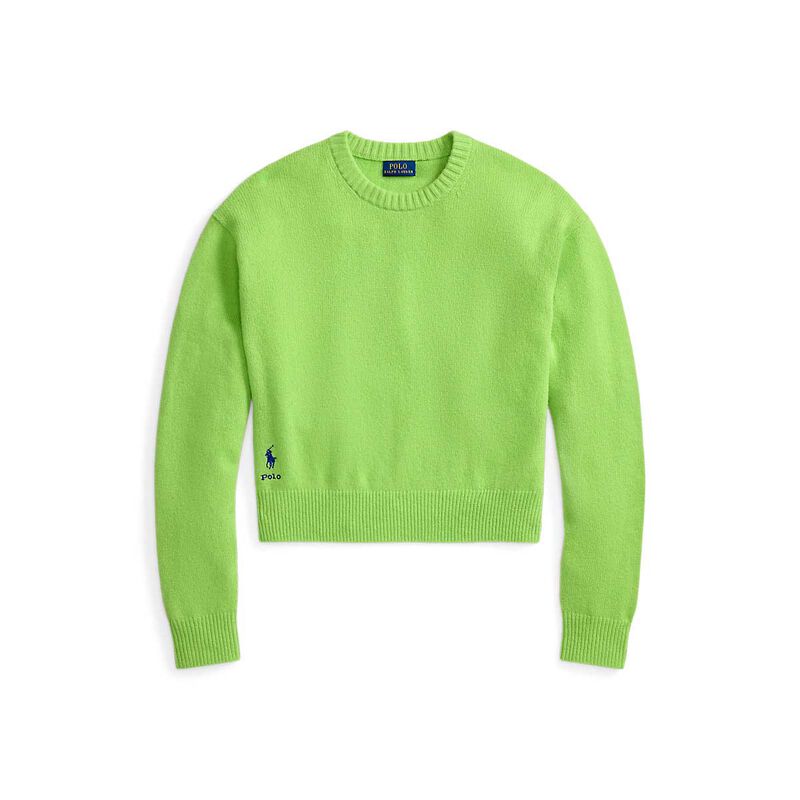 Polo Ralph Lauren Cropped Crewneck Sweater image number 2